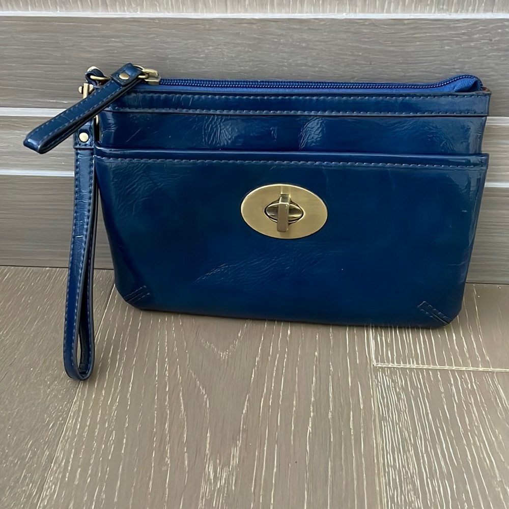 Blue wristlet